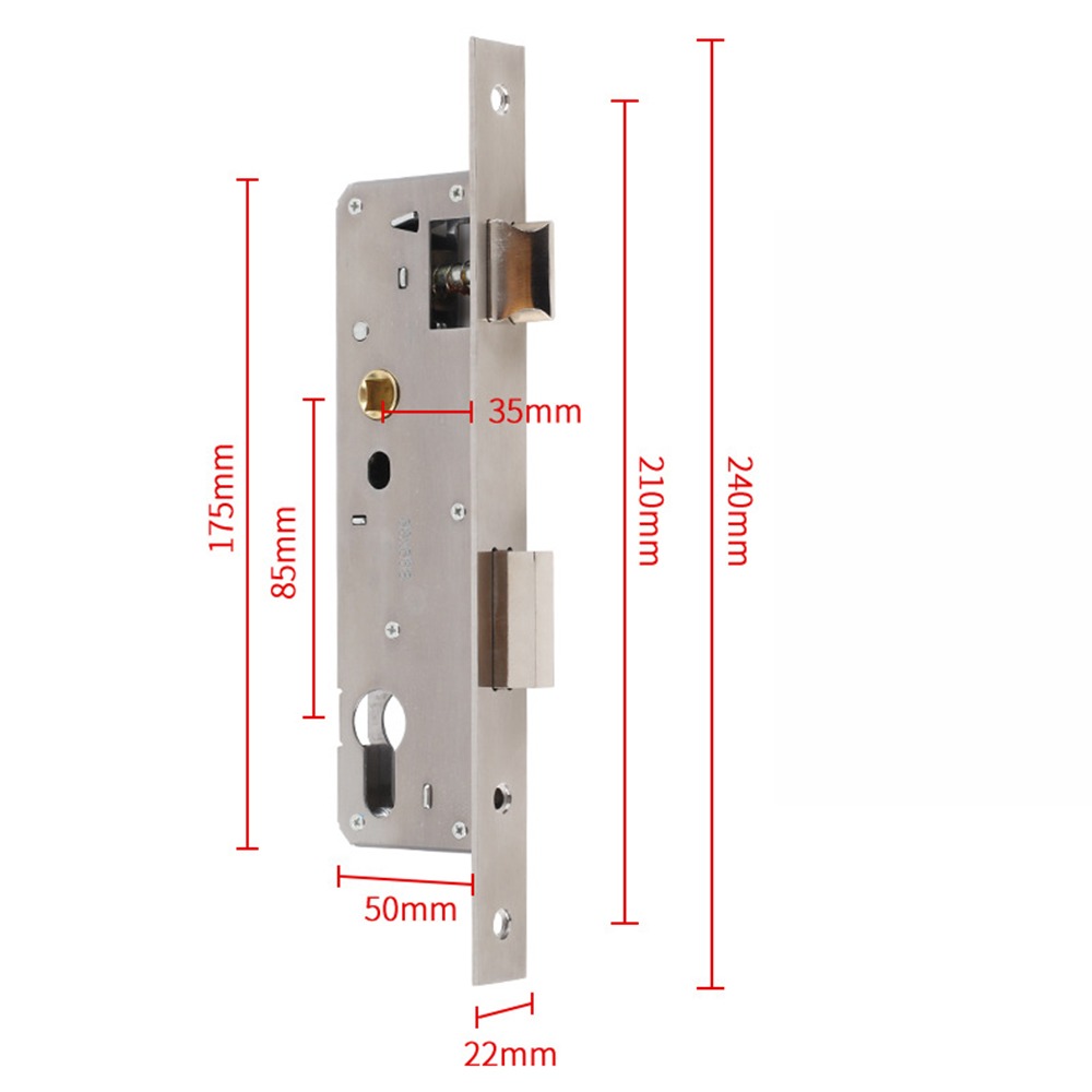 Furniture Hardware Fitting - 8520/8525/8530/8535 Serratura per porta in alluminio