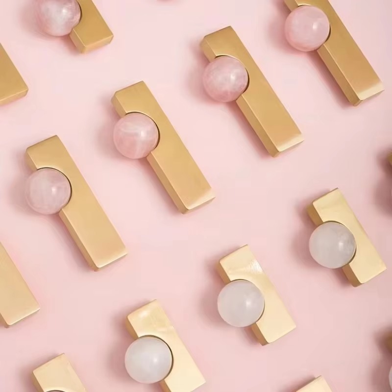 Furniture Hardware Drop Pulls - Maniglie per mobili in ottone con