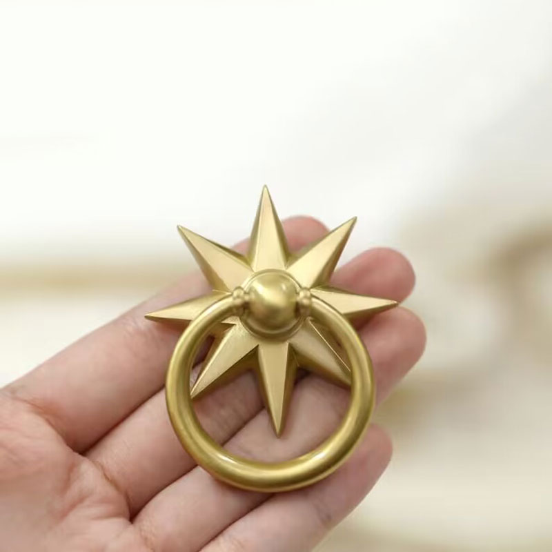 Furniture Hardware Drop Pulls - Anelli pendenti in ottone massiccio maniglie