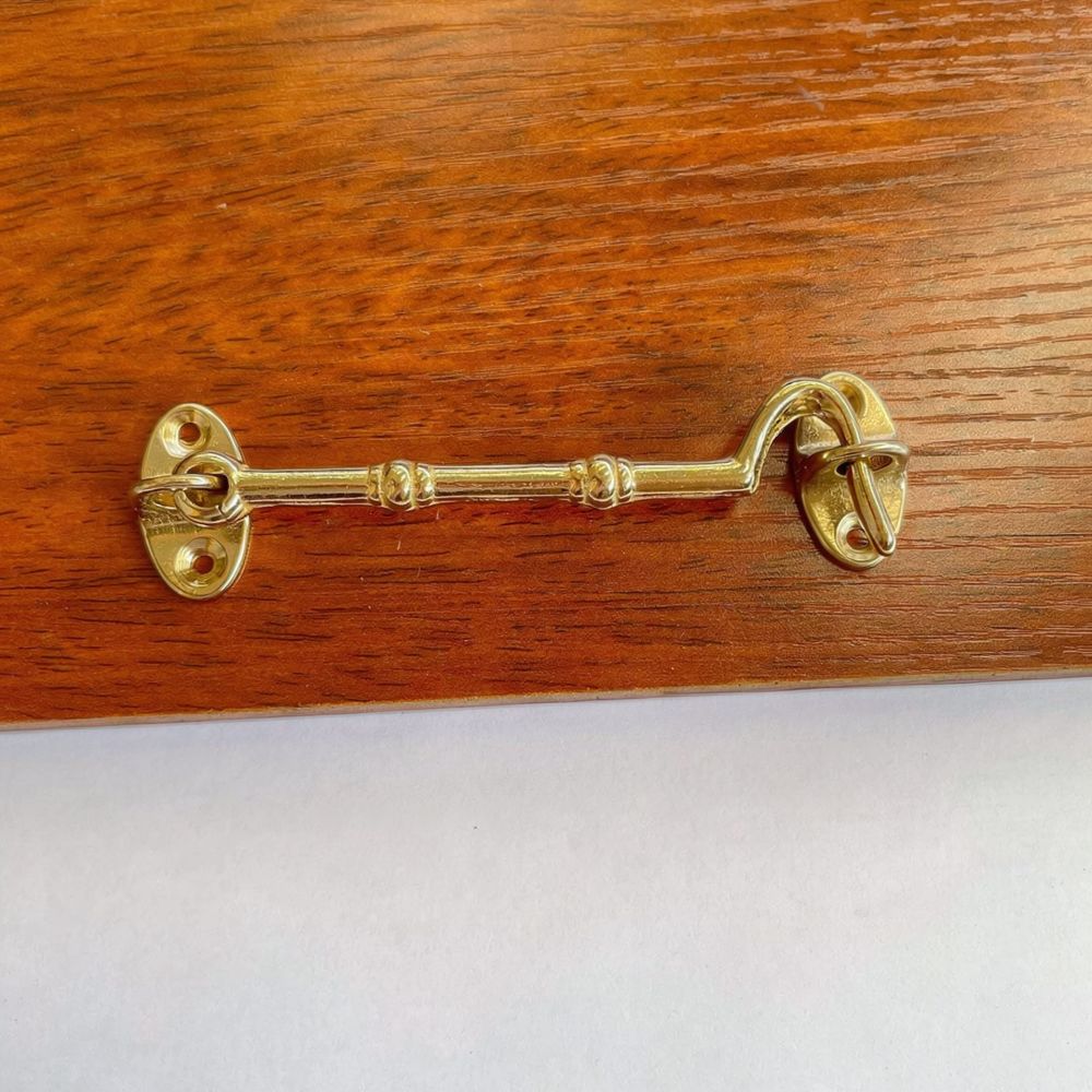 Furniture Hardware Fitting - Gancio per finestra in ottone massiccio,